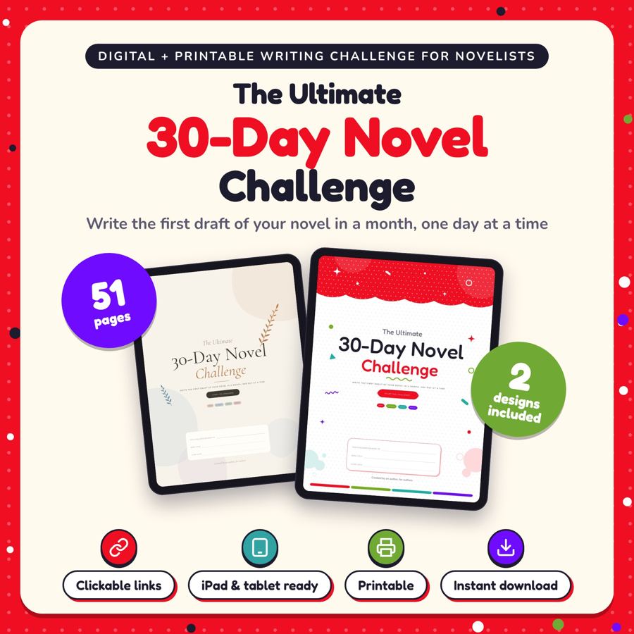 The Ultimate 30-Day Novel Challenge: listing cover