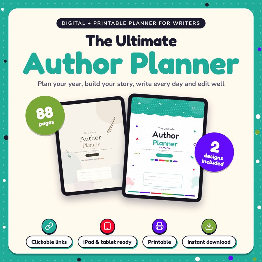 The Ultimate Author Planner: listing cover