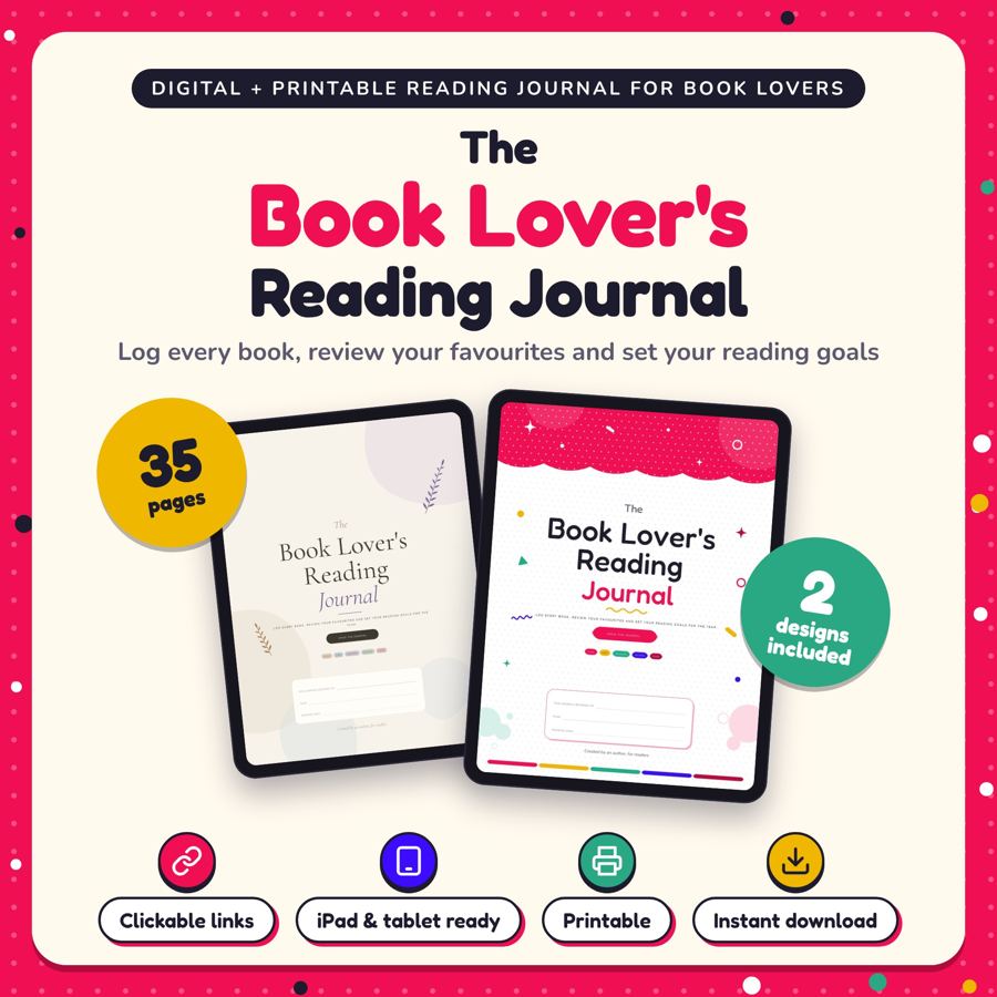 The Book Lover's Reading Journal: listing cover