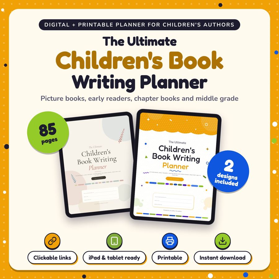 The Ultimate Children's Book Writing Planner: listing cover