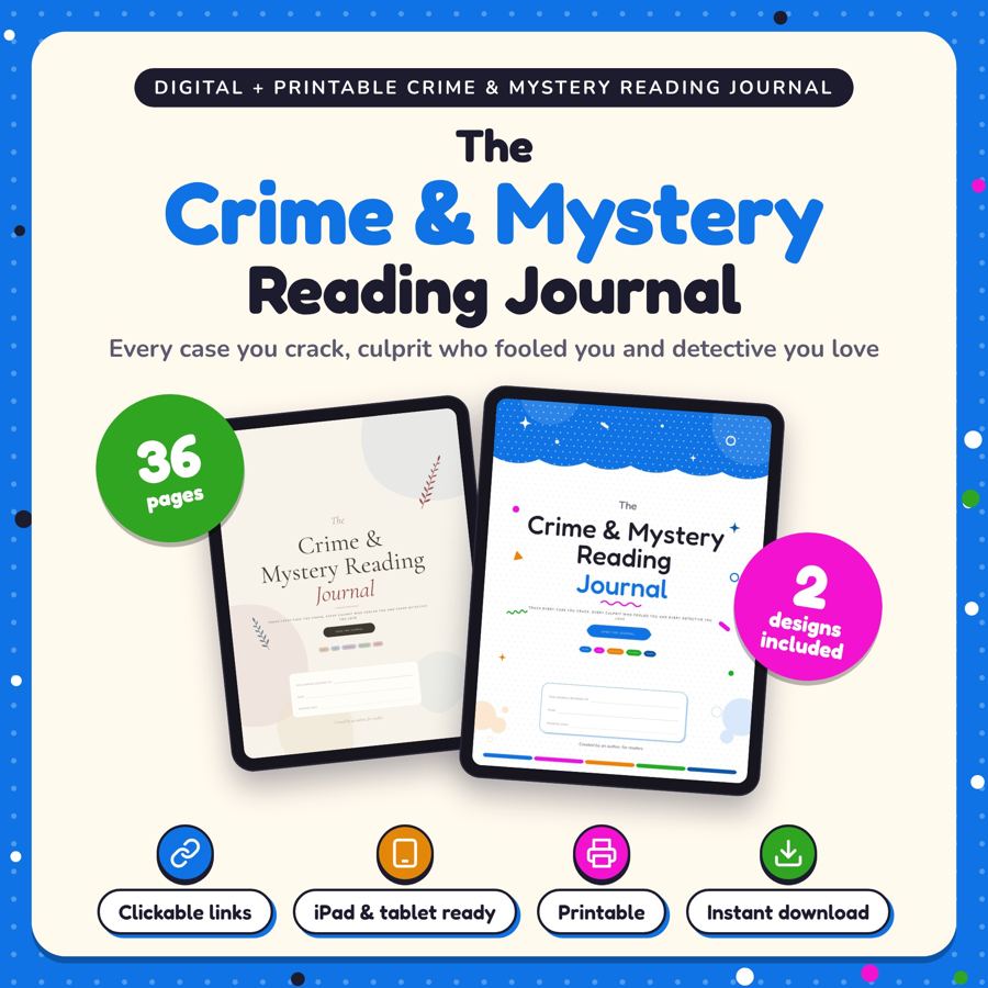 The Crime & Mystery Reading Journal: listing cover
