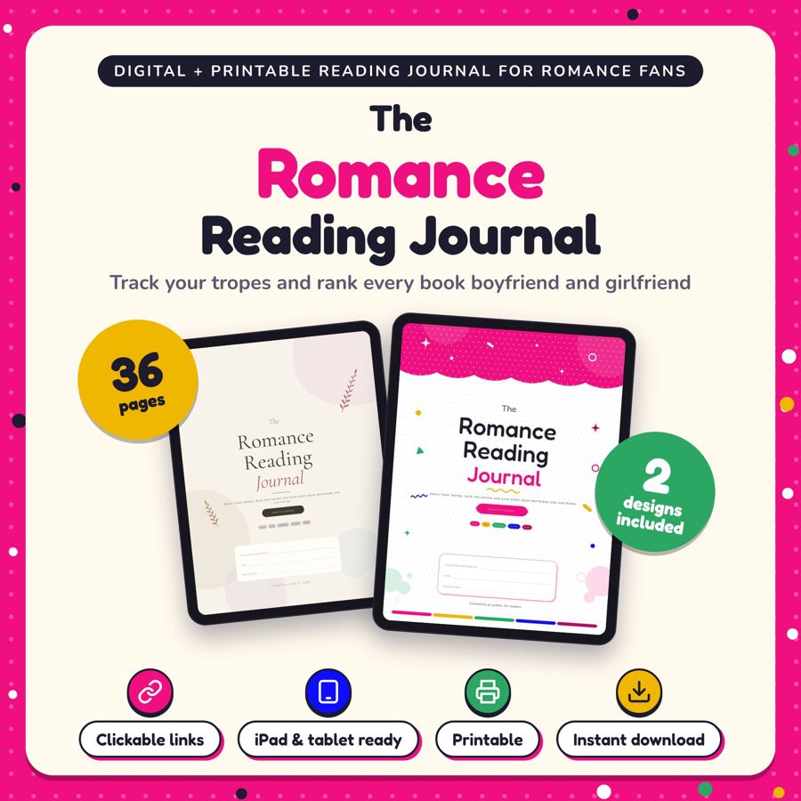 The Romance Reading Journal: listing cover