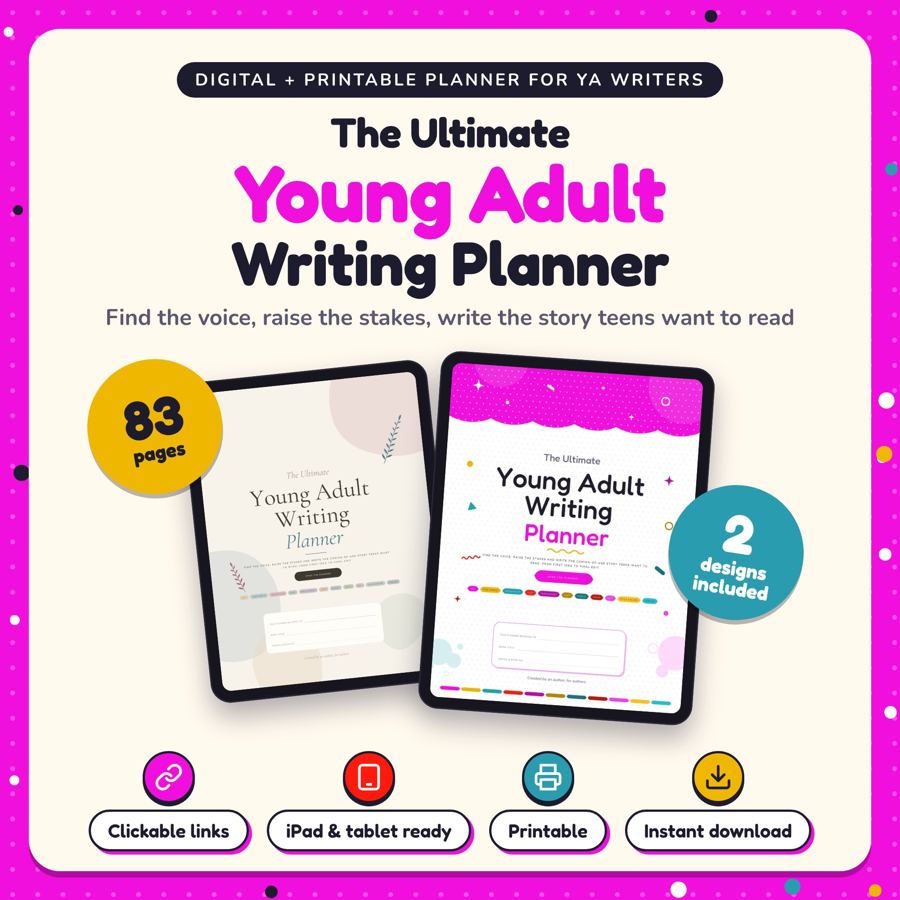 The Ultimate Young Adult Writing Planner: listing cover